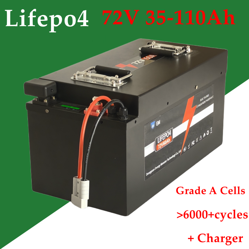 72V 35Ah Lithium Battery 40Ah  - đánh giá và giá 72V 60Ah Lifepo4 Battery Pack