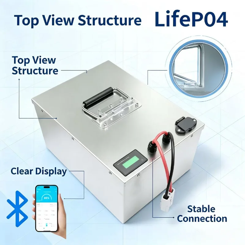72V LiFePO4 Battery 60Ah, Blue - đánh giá và giá 72V 60Ah Lifepo4 Battery Pack